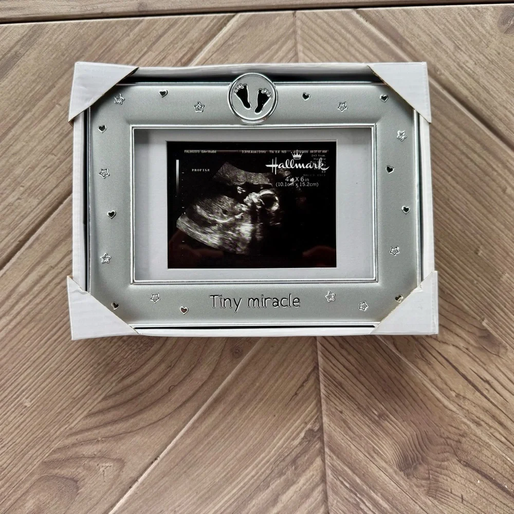 Hallmark Silver and White Baby Keepsake Frame